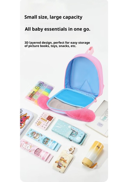 Anaokulu Sevimli Çocuk Okul Çantası Sevimli Eğlenceli Peluş Bebek Karikatür Omuz Çantası (Yurt Dışından) indirimleri