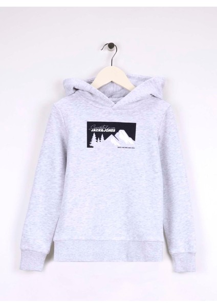 Baskılı Erkek Çocuk Beyaz Sweatshırt 12279610