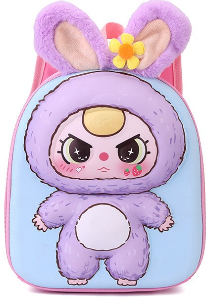 Anaokulu Sevimli Çocuk Okul Çantası Sevimli Eğlenceli Peluş Bebek Karikatür Omuz Çantası (Yurt Dışından)