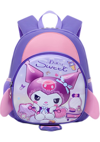 Anaokulu Okul Çantası Kulomi Çocuk Sırt Çantası Hafif Sevimli Kız Karikatür Omuz Çantası (Yurt Dışından)