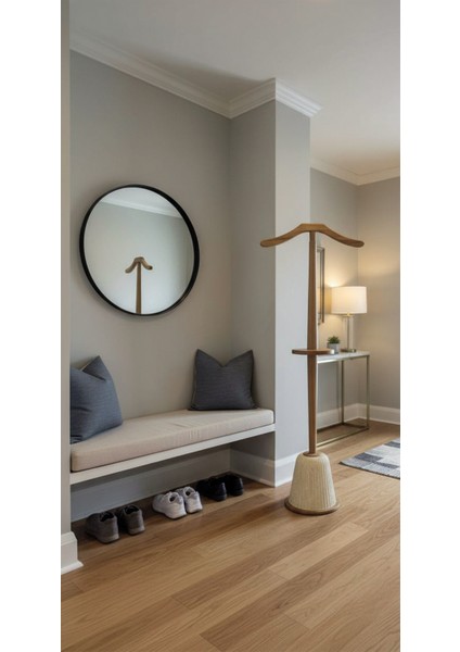 Mantova Dilsiz Uşak Siyah Gold - Dilsiz Uşak Siyah Gold - Askılık - Portmanto