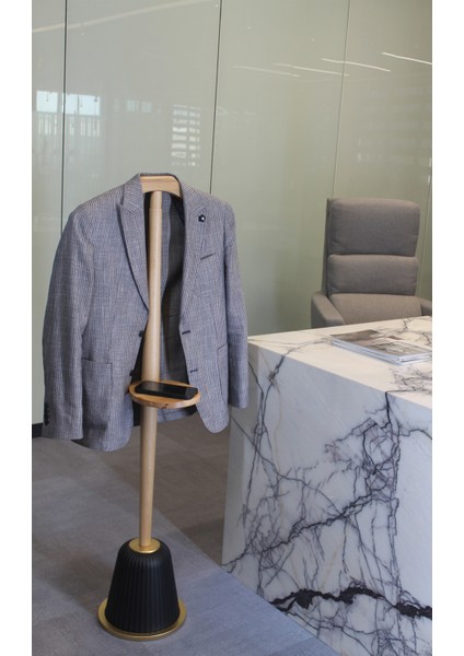 Mantova Dilsiz Uşak Siyah Gold - Dilsiz Uşak Siyah Gold - Askılık - Portmanto fırsatları