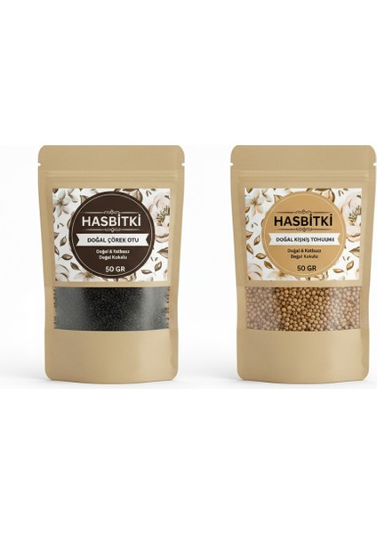 Kişniş & Çörek Otu Seti 2×50 G – Doğal Baharat Karışımı