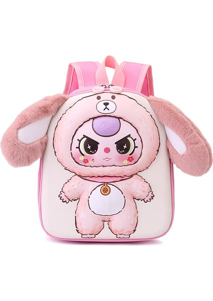 Anaokulu Sevimli Çocuk Okul Çantası Sevimli Eğlenceli Peluş Bebek Karikatür Omuz Çantası (Yurt Dışından)