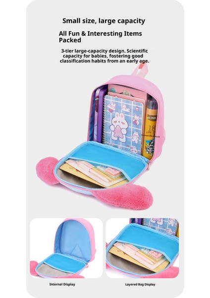 Anaokulu Sevimli Çocuk Okul Çantası Sevimli Eğlenceli Peluş Bebek Karikatür Omuz Çantası (Yurt Dışından) modelleri