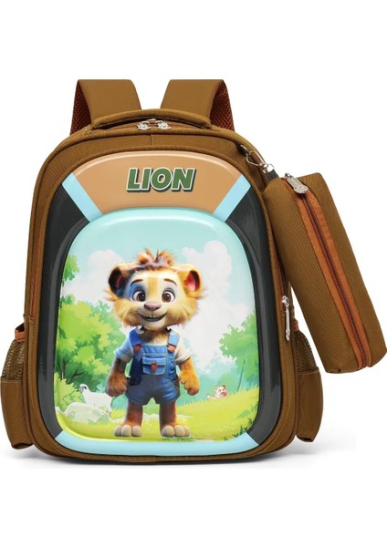 Çocuk Sırt Çantası Anaokulu Karikatür Sevimli Erkek ve Kız Omuz Çantası Moda Çok Yönlü Omuzlar Okul Çantası (Yurt Dışından)