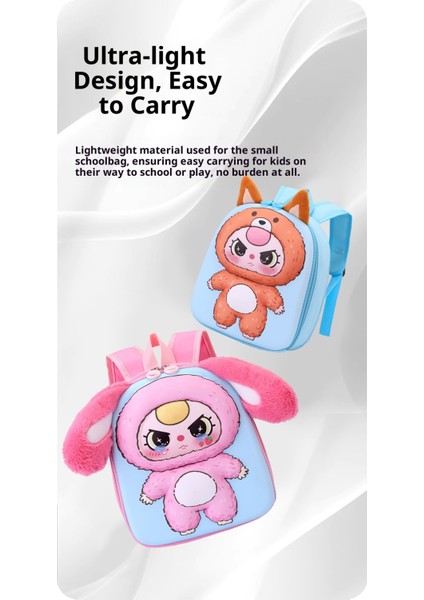 Anaokulu Sevimli Çocuk Okul Çantası Sevimli Eğlenceli Peluş Bebek Karikatür Omuz Çantası (Yurt Dışından) fırsatları