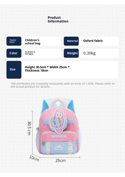 Çocuk Okul Çantası Karikatür Kız Omuz Çantası Sevimli Çocuk Okul Çantası (Yurt Dışından) fırsatları