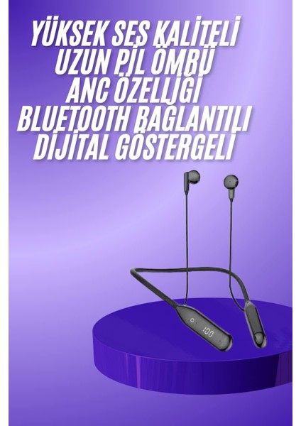 Boyun Bantlı Kablolu Yüksek Ses Kaliteli Bluetooth Kulaklık Uzun Pil Ömrü 100 S - M447B945-N66 fiyatları