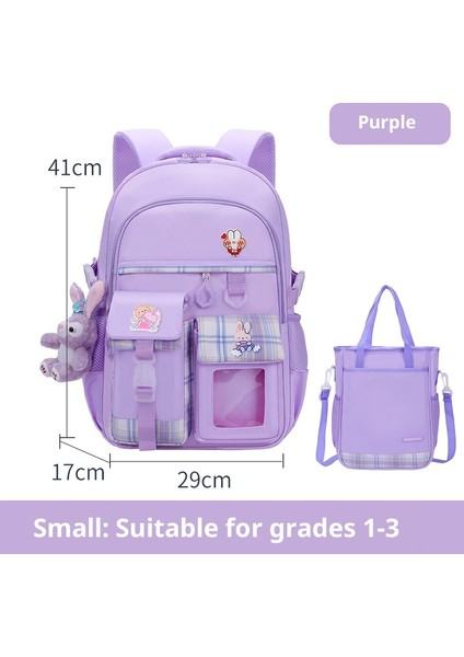 Yeni Okul Çantası Kız Ilkokul Kız Süper Hafif Büyük Kapasiteli Çocuk Okul Çantası (Yurt Dışından)