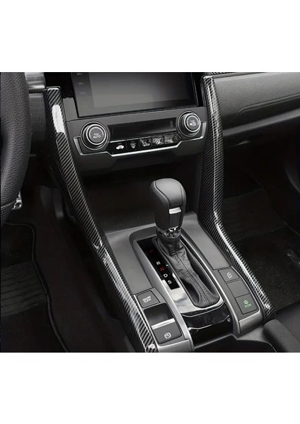 Honda Civic Fc5 Fk7 2016 2021 Model Sedan Hatchback Vites Kolu Sol ve Sağ Trim Karbon Aksesuar fiyatları