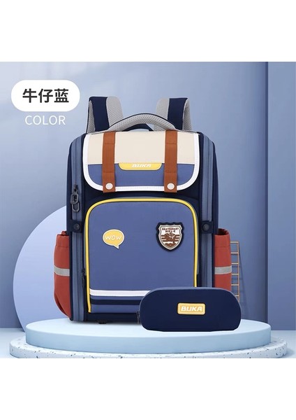 Yeni 5 Çocuk Sırt Çantası Büyük Kapasiteli Çocuk Eğlenceli Sevimli Omuz Çantası Moda Ilkokul Öğrencileri Için Okul Çantasının Rengine Çarptı (Yurt Dışından)
