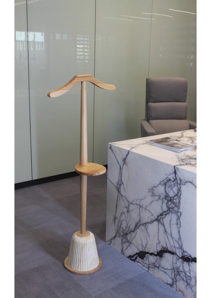 Mantova Dilsiz Uşak Mermer - Ceviz - Dilsiz Uşak Siyah Gold - Askılık - Portmanto fiyatları