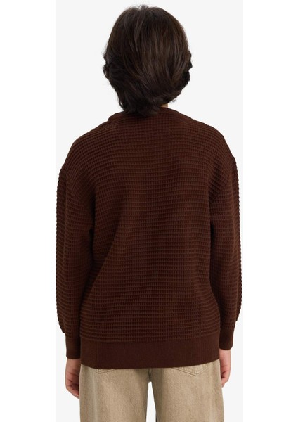 Erkek Çocuk Bisiklet Yaka Triko Kazak G4608A825CW indirimleri