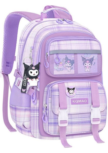 Yeni Ilkokul Öğrencileri Okul Çantası Damalı Kız Omurga Koruması Büyük Kapasiteli Sırt Çantaları (Yurt Dışından) fiyatları