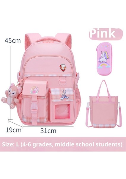 Okul Çantası Yükünü Azaltmak Için Kız Ilkokul Öğrencileri Için Yeni Okul Çantası (Yurt Dışından)