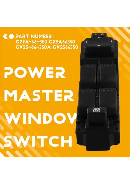 GP9A-66-350 Mazda 6 2005 2006 2007 Otomobil Parçaları Için Elektrikli Ana Pencere Anahtarı GP9A66350 GV2S66350 Pencere Kaldırma Anahtarı (Yurt Dışından) fırsatları