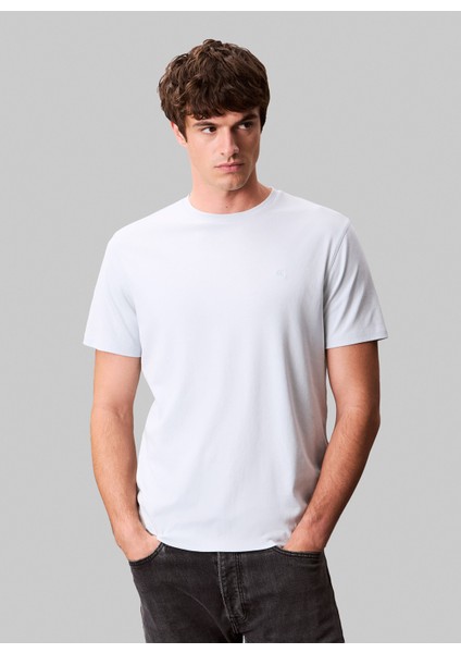 Bisiklet Yaka Mavi Erkek T-Shirt LV04LB275GCIQ_SS Supıma Chest Emb C fiyatları