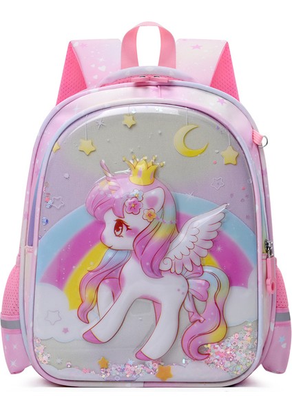 Çocuk Omuz Sırt Çantası Erkek ve Kadın Öğrenme Karikatür Küçük Okul Çantası (Yurt Dışından)