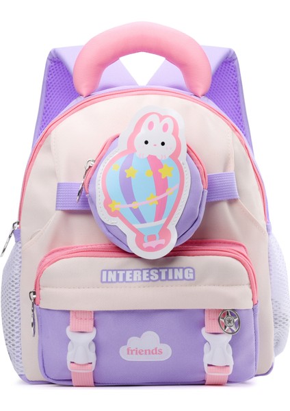 Çocuk Okul Çantası Karikatür Kız Omuz Çantası Sevimli Çocuk Okul Çantası (Yurt Dışından)