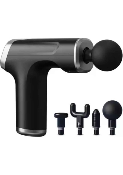 Şarjlı Masaj Tabancası 4 Başlıklı Mini Masaj Tabancası ve Masaj Aleti - M120R369-K67120 fiyatları