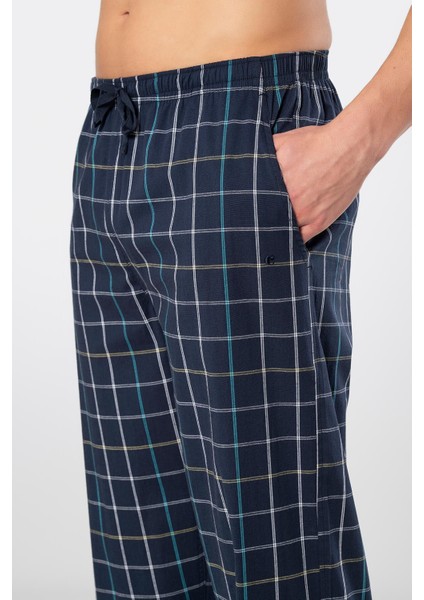 Erkek Dokuma Pijama Tek Alt 2240/LACIVERT 8 modelleri