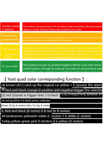 Evrensel 12V Araba Otomatik Kapatma Cam Kaldırma Seti Araba Elektrikli Cam Kapatma Modülü 4 Kapılı Arabalar Için Alarm Sistemi (Yurt Dışından) modelleri