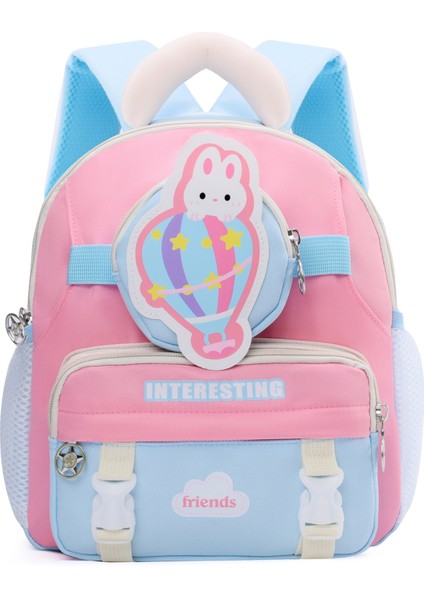 Çocuk Okul Çantası Karikatür Kız Omuz Çantası Sevimli Çocuk Okul Çantası (Yurt Dışından)