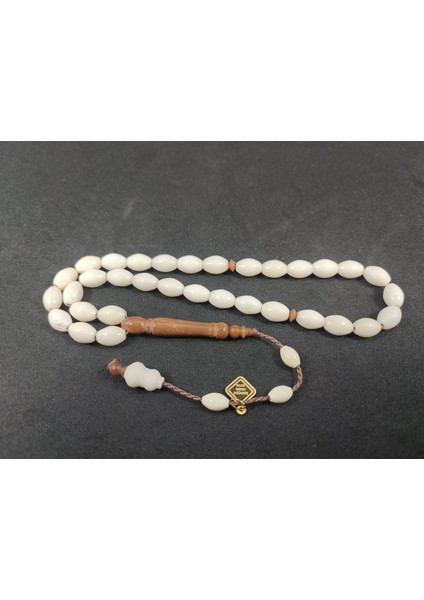 Iskeçeli Cemil Usta Eseri Imame Hitame Kuka Kombinli Naturel Deve Kemiği Sertifikalı 8693