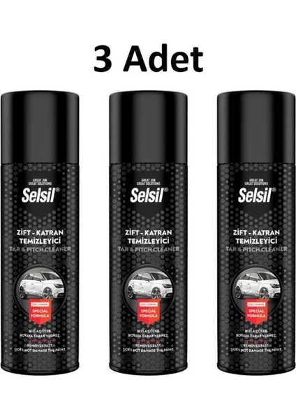 Zift Katran Temizleyici Sprey 200ML 3 Adet