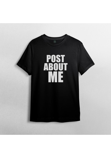 Post About Me Unisex %100 Pamuklu Bisiklet Yaka T-Shirt fiyatları