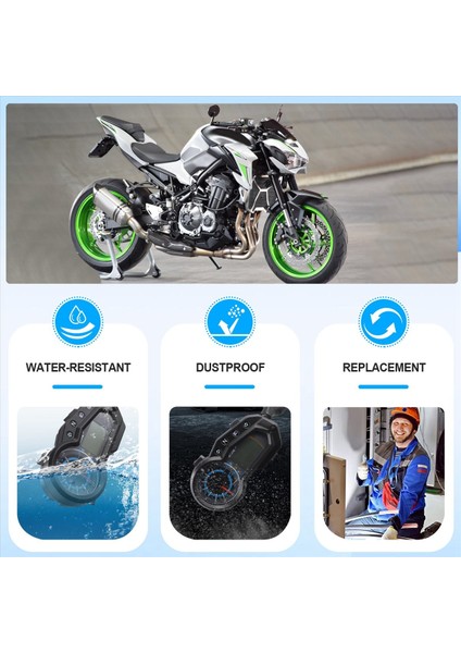 Yeni LED Dijital Motosiklet Kilometre Saati Çok Fonksiyonlu Su Geçirmez Moto Göstergesi Italıka 150Z 150SZ (Yurt Dışından) indirimleri