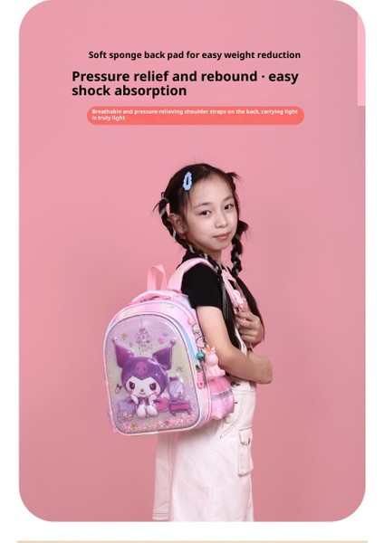 Çocuk Okul Çantası Karikatür Kız Omuz Çantası Sevimli Çocuk Okul Çantası (Yurt Dışından) modelleri