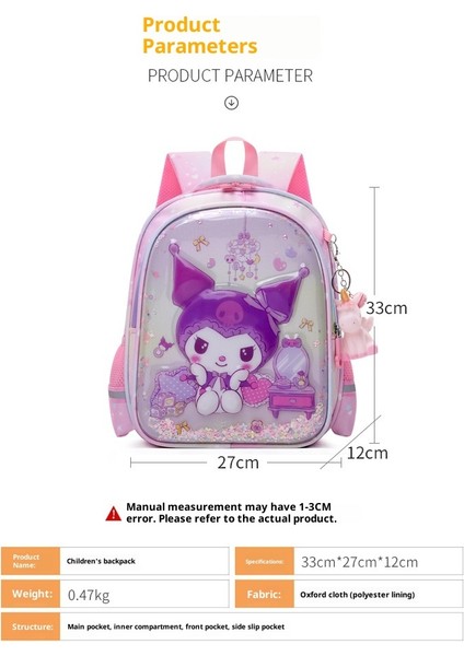 Çocuk Okul Çantası Karikatür Kız Omuz Çantası Sevimli Çocuk Okul Çantası (Yurt Dışından) fırsatları