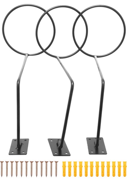 3 Paket Motosiklet Aksesuarları Kask Tutucu Kask Askı Raf Duvara Monte Kanca (Yurt Dışından)