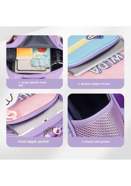 Anaokulu Okul Çantası Büyük Kapasiteli Çocuk Sırt Çantası Yük Azaltma Öğrenci Omuz Çantası (Yurt Dışından) indirimleri