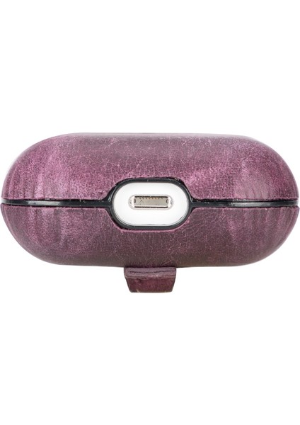 Apple Airpods 3.nesil Uyumlu Deri Kılıf Juni Aa7 Mor indirimleri