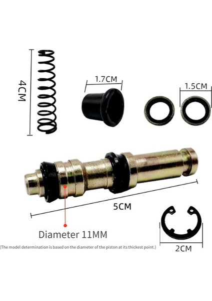 Motosiklet Hidrolik Disk Fren Pompa Tamir Kiti 11MM Ana Silindir Piston Halkaları Debriyaj Fren Pompası Piston Tamir Kiti (Yurt Dışından) fiyatları