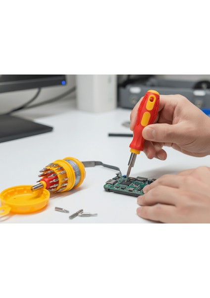 31 Parça Saatçi ve Telefoncu Onarım Tornavida Seti Hassas Tornavida Seti fiyatları