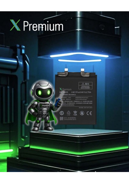 Xpremium Xiaomi Mı 11 Ultra Uyumlu Batarya Pil Süper Yüksek Kalite 5000 Mah BM55 modelleri