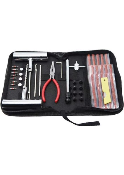 Lastik Tamir Kiti Motosiklet Araba Aksesuarları Studding Aracı Set Delinme Pug Seti Araba Lastiği Tamir Aracı Oto Bisiklet Lastiği Tamir (Yurt Dışından)