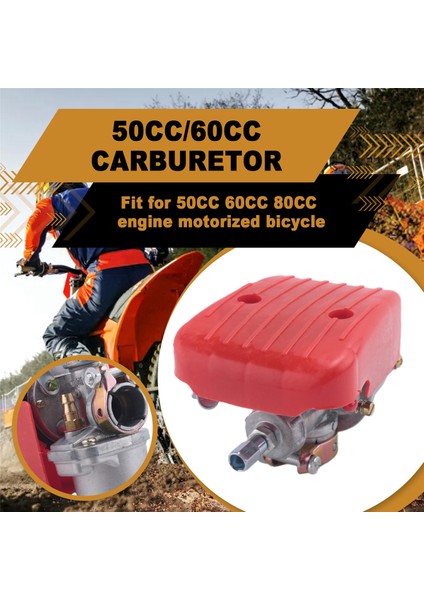 Karbüratör 50CC / 60CC/66CC / 80CC 2 Zamanlı Motor Motor Motorlu Bisiklet Bisiklet (Yurt Dışından) fırsatları
