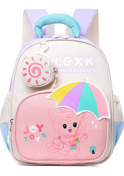 Yeni 5 Çocuk Sırt Çantası Büyük Kapasiteli Çocuk Eğlenceli Sevimli Omuz Çantası Moda Ilkokul Öğrencileri Için Okul Çantasının Rengine Çarptı (Yurt Dışından)