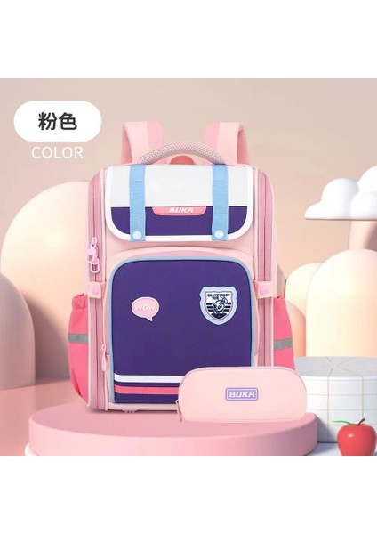 Yeni 5 Çocuk Sırt Çantası Büyük Kapasiteli Çocuk Eğlenceli Sevimli Omuz Çantası Moda Ilkokul Öğrencileri Için Okul Çantasının Rengine Çarptı (Yurt Dışından)