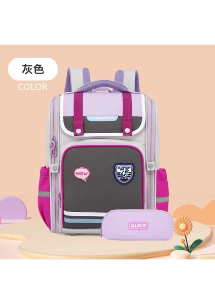 Yeni 5 Çocuk Sırt Çantası Büyük Kapasiteli Çocuk Eğlenceli Sevimli Omuz Çantası Moda Ilkokul Öğrencileri Için Okul Çantasının Rengine Çarptı (Yurt Dışından)