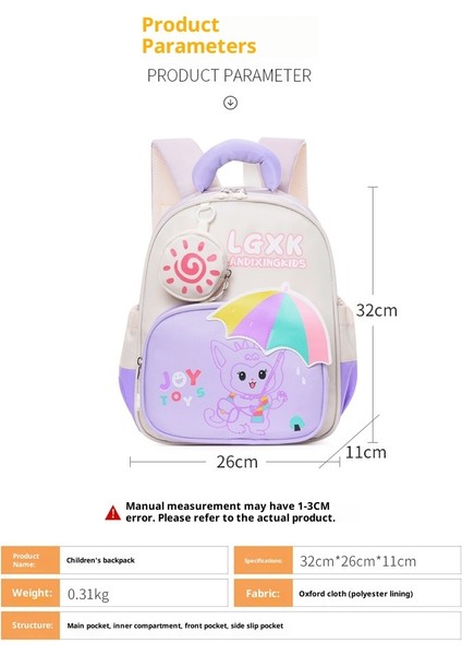 Yeni 5 Çocuk Sırt Çantası Büyük Kapasiteli Çocuk Eğlenceli Sevimli Omuz Çantası Moda Ilkokul Öğrencileri Için Okul Çantasının Rengine Çarptı (Yurt Dışından) indirimleri