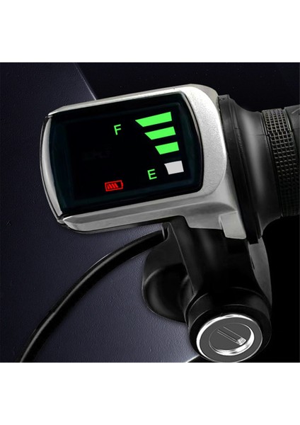 48V Gaz Kavrama E-Bisiklet Gidon Kilidi Ebike Elektrikli Bisiklet Scooter Hızlandırıcı Güç Göstergesi Anahtar LED Ekran (Yurt Dışından) fiyatları