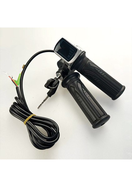 48V Gaz Kavrama E-Bisiklet Gidon Kilidi Ebike Elektrikli Bisiklet Scooter Hızlandırıcı Güç Göstergesi Anahtar LED Ekran (Yurt Dışından) fırsatları