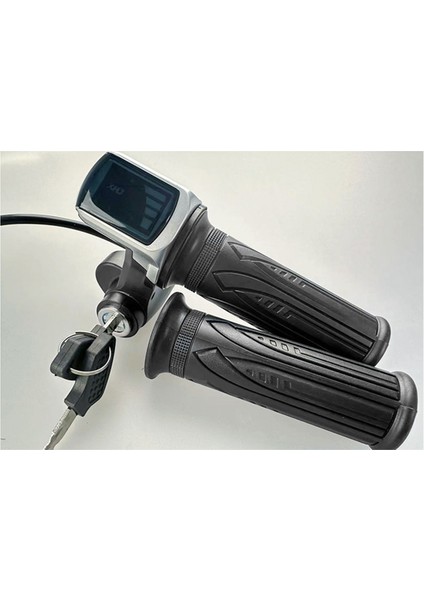 48V Gaz Kavrama E-Bisiklet Gidon Kilidi Ebike Elektrikli Bisiklet Scooter Hızlandırıcı Güç Göstergesi Anahtar LED Ekran (Yurt Dışından) indirimleri