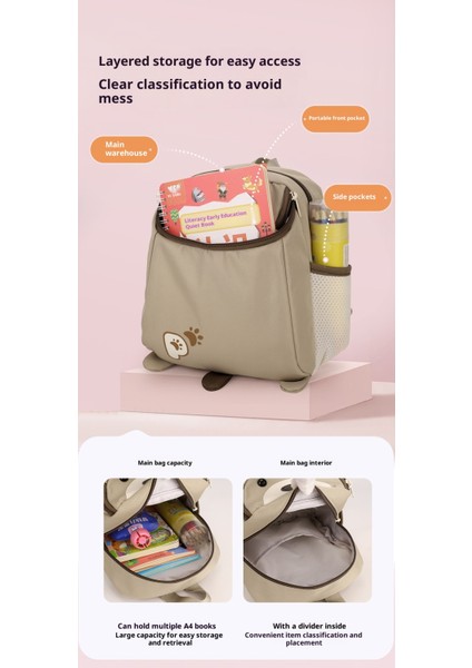 Yeni 5 Çocuk Sırt Çantası Büyük Kapasiteli Çocuk Eğlenceli Sevimli Omuz Çantası Moda Ilkokul Öğrencileri Için Okul Çantasının Rengine Çarptı (Yurt Dışından) modelleri